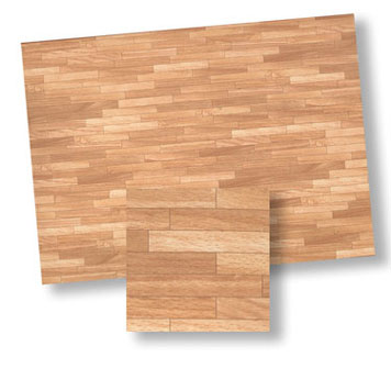 Dollhouse Miniature Parquet, 4Pk